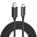 Inf c�ble dimprimante usb - b vers usb - c le noir 2 m