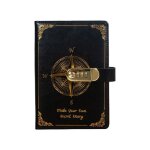 Inf carnet de notes avec mot de passe - journal verrouillable pour la confidentialit� le noir