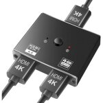 Inf commutateur hdmi 2. 0 2 entrées 1 sortie répartiteur hdmi 4k 1 entrée 2 sorties