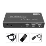 Inf commutateur kvm dp displayport 2 en 1 sortie 8k 60 hz