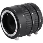 Inf ensemble de tubes dextension macro � mise au 12 mm 20 mm 36 mm pour nikon le noir