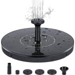 Inf fontaine � eau solaire 18 cm avec �clairage led color�