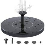 Inf fontaine solaire d�corative 16 cm noir