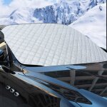 Housse de pare - brise - inf - protection neige et gel - couleur blanche - facile � installer - pour ...