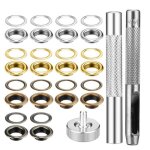 Inf kit d?illets - 200 ensembles (4 couleurs x 50 ensembles) + 3 outils