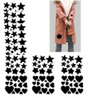 Inf patch de r�paration autocollant pour veste tissu imperm�able parapluie tente 10 feuilles le noir