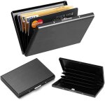Portefeuille avec protection rfid porte - cartes rfid avec 6 emplacements pour cartes avec blocage rfid ...