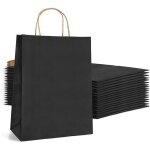 Sacs cadeaux - inf - paquet de 10 - noir - mixte - papier de qualit� sup�rieure