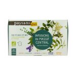 Infusions du massif central bio x 60 sachets 30 g paysans dici