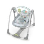 Ingenuity balancelle �lectrique pliable swing and go hugs & hoots - cadeau b�b� 5 vitesses de balancement ...