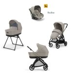 Inglesina - poussette trio system quattro electa darwin recline battery beige