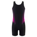 Inhzoy maillot de bain 1 pice fille enfant combinaison natation plonge piscine short sport tankini ...
