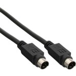 Inline - c�ble s - vhs 4 broches mini din m�le / m�le