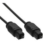 C�ble audio num�rique optique - inline - toslink m�le / m�le - 2m - noir