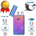 Inn� briquet usb electrique original pour fumeur m�tal double arc electrique rechargeable in�puisable ...