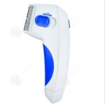 Peigne �lectrique pour chat - inn - �limine poux et puces - plastique - blanc et bleu - 75g