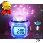 Projecteur radio r�veil - inn - led - thermom�tre - alarme - veilleuse pour enfants