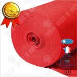 Rouleau de tapis rouge - inn� - 12m x 1m - polyester - moderne - multi - usages