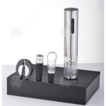 Inn� tire bouchon �lectrique d�capsuleur vin champagne support coffret automatique design � piles ouverture ...