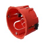 Bote placo appareillage vis et griffes - 67x40mm + vis - rouge - zenitech