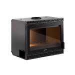 Insert � bois - invicta - p967004 - 8 kw - noir - rdt: 772% - surface 70m2