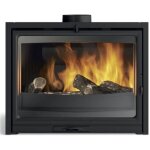 Godin insert - foyer � bois en fonte avec carter acier b�ches 55 cm