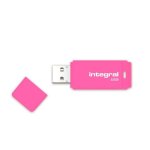 Integral cl� usb neon 32go rose