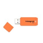 Integral cl� usb neon 8go orange