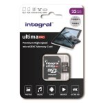 Integral memory premium high speed v30 uhs - i u3 micro sdhc 32gb 100mb / s en lecture et 70mb / s en ...