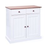 Inter link commode westerland 3. 2 blanc bois massif
