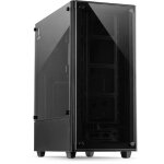 Bo�tier pc full - tower - intertech - c - 303 mirror noir - 3 ventilateurs - 2 baies internes - 4 baies ...