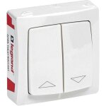 Interrupteur asl volet roulant - blanc