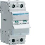 Interrupteur bipolaire 2x63a hager sbn263