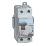Interrupteur diffrentiel dx - id 2p 230v 40a type ac 300ma - legrand - 411525