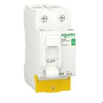 Interrupteur diffrentiel resi9 30ma 2p peignable 40a type a - schneider electric - r9pra240