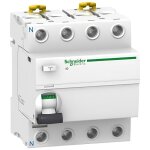 Interrupteur diffrentiel - schneider - a9r41463 - 63a - 30ma - ttrapolaire - type ac