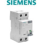 Interrupteur diff�rentiel siemens 63a type a - protection des personnes - conforme en 61008 - 1