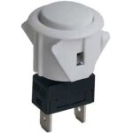 Interrupteur �clairage blanc 2 cosses diam�tre 21 mm 71x3392 pour cuisini�re sauter