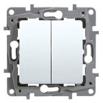 Interrupteur - legrand - double v - v 10ax blanc griffe - plastique - int�rieur - electrique