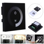 Interrupteur mural smart touch avec panneau tactile et variateur de lumi�re led yes2004