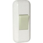 Interrupteur � touche luminescente - 2 a - blanc