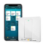 Interrupteur va et vient wifi - meross - mss550 - programmable - compatible apple homekit - blanc