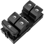 Interrupteur de commande pour vitres electriques 5gg959857a pour golf 7 passat b7