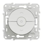 Interrupteur volet - roulant odace 3 boutons monte / descente / stop  vis - schneider electric - s520208 ...