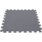 Tapis mousse 8 pi�ces piscine gris - intex
