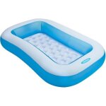 Intex 57403 pataugeoire gonflable rectangulaire pour petits enfants.