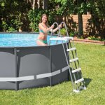 Intex �chelle de s�curit� pour piscine � 5 marches 132 cm �chelle de s�curit� �chelle �chelle de piscine ...