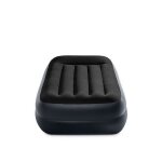 Matelas gonflable - intex - prestige rest raised - 1 place - pvc - bleu - 99x191x42 cm