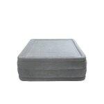 Matelas double - intex - comfort - plush high - rise - pvc - 152x203x56 cm - gris