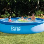 Intex piscine easy set 396 x 84 cm 28143np 91478